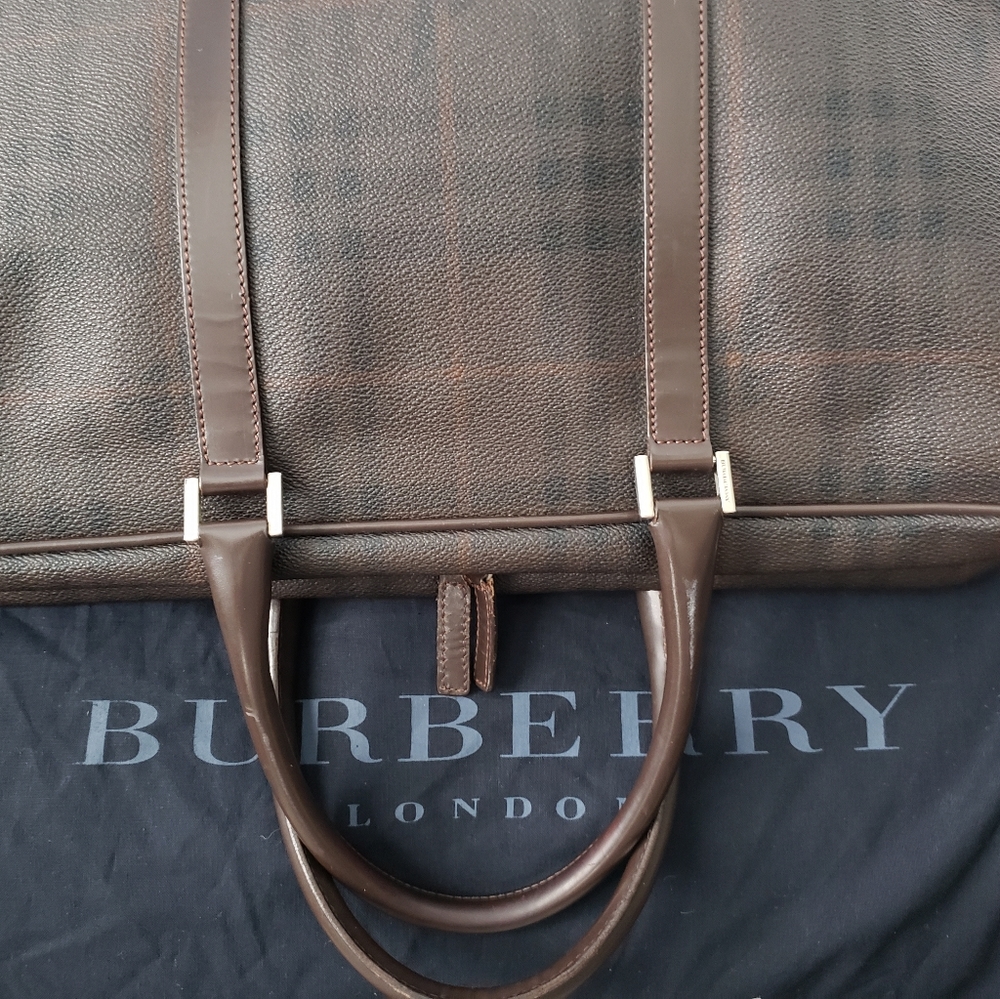 Burberry briefcase
